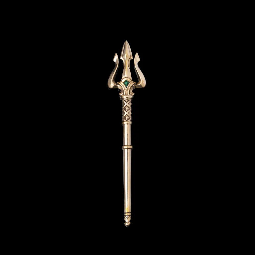 Demon Trident in Brass - detail view 10
