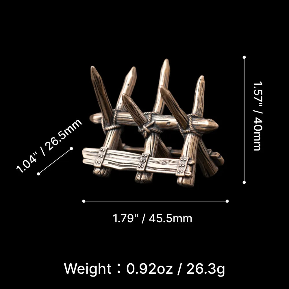 Spiked Barricade in 18K RGP - detail view 11
