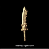 Roaring Tiger Blade against a black background