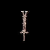 Oathrender sword against a black background