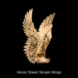 Heroic Steed Seraph Wings against a black background