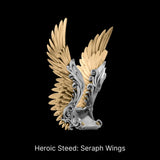 Heroic Steed Seraph Wings against a black background
