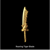 Roaring Tiger Blade against a black background