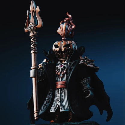 Crimson Vampire figure holding a trident