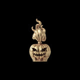 14K Gold Pumpkin Head