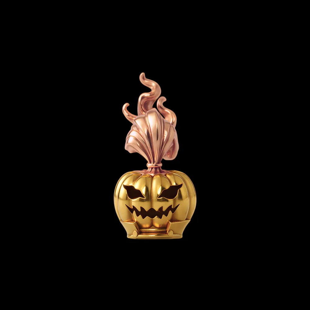 18K Gold & 18K Rose Gold Pumpkin Head