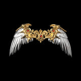 Customized Silver With 24K Gold Heaven_s Mantle Details 01