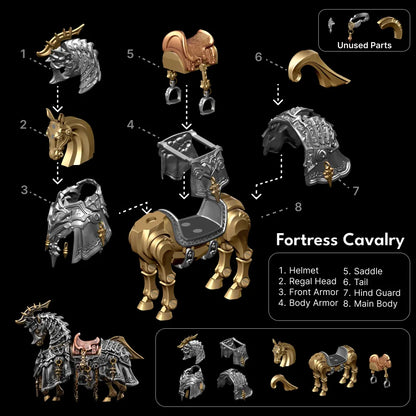 Heroic Steed Fortress Cavalry assembly diagram