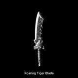 Roaring Tiger Blade against a black background