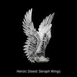 Heroic Steed Seraph Wings against a black background