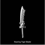 Roaring Tiger Blade against a black background
