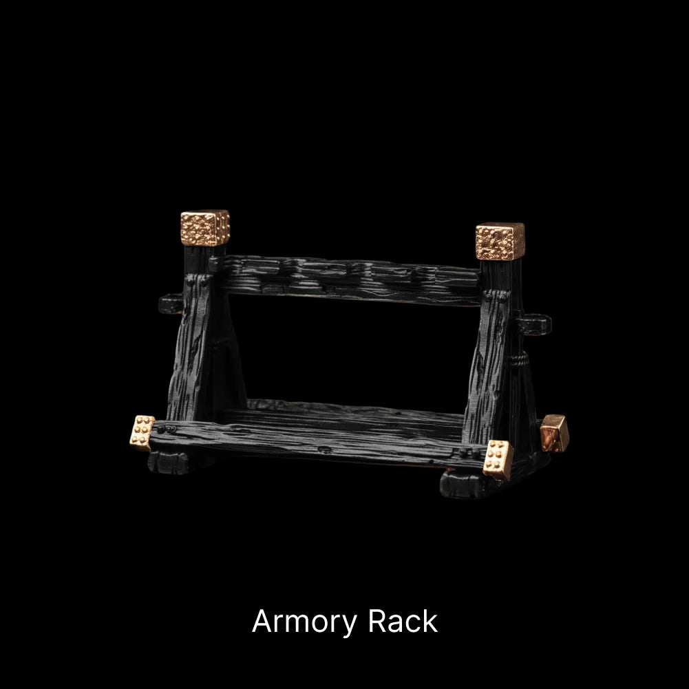 Armory Rack in Blackened and Brass - main view