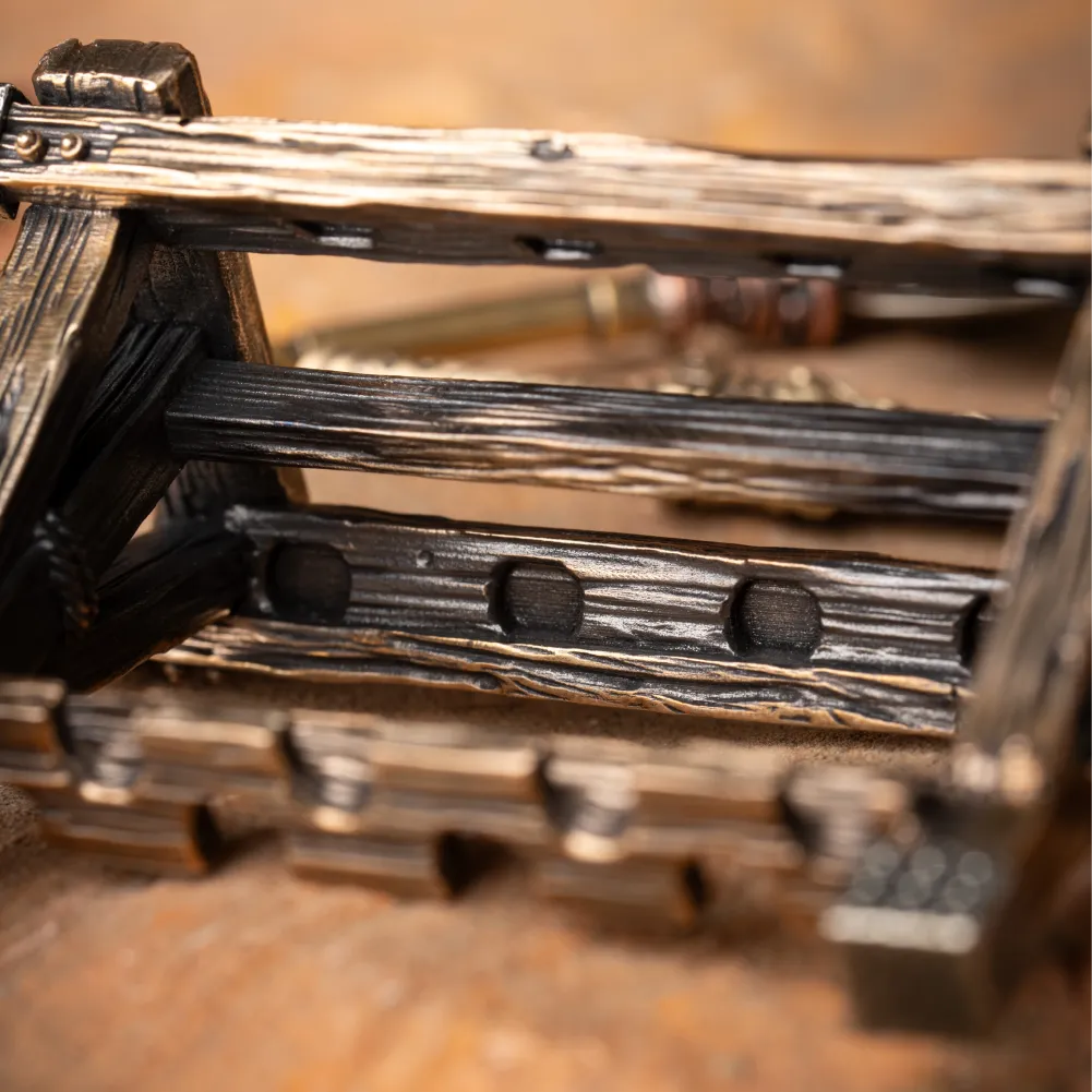 Armory Rack in Bronze and White Bronze - detail view 08