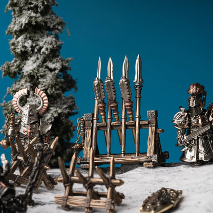 Armory Rack in Bronze and White Bronze - detail view 12