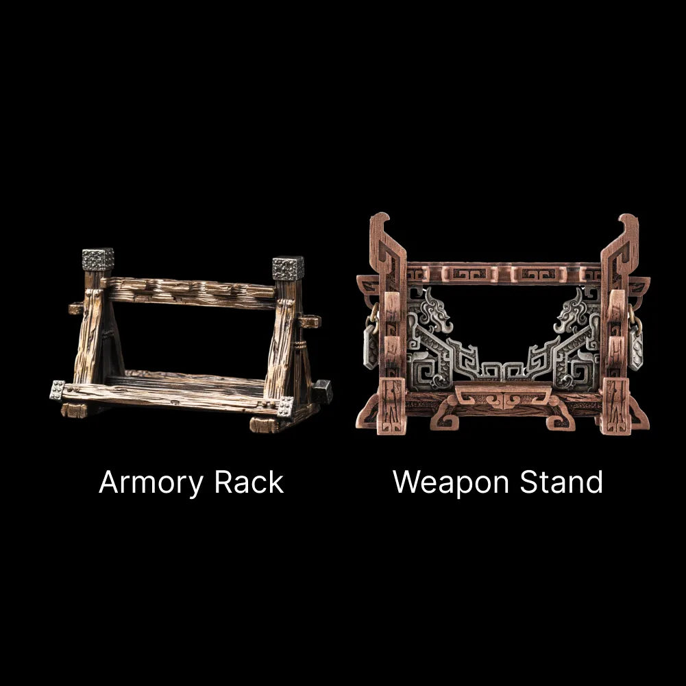 Armory Rack in Bronze and White Bronze - detail view 16