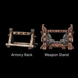 Armory Rack in Bronze and White Bronze - detail view 16