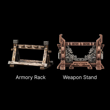 Armory Rack in Bronze and White Bronze - detail view 16
