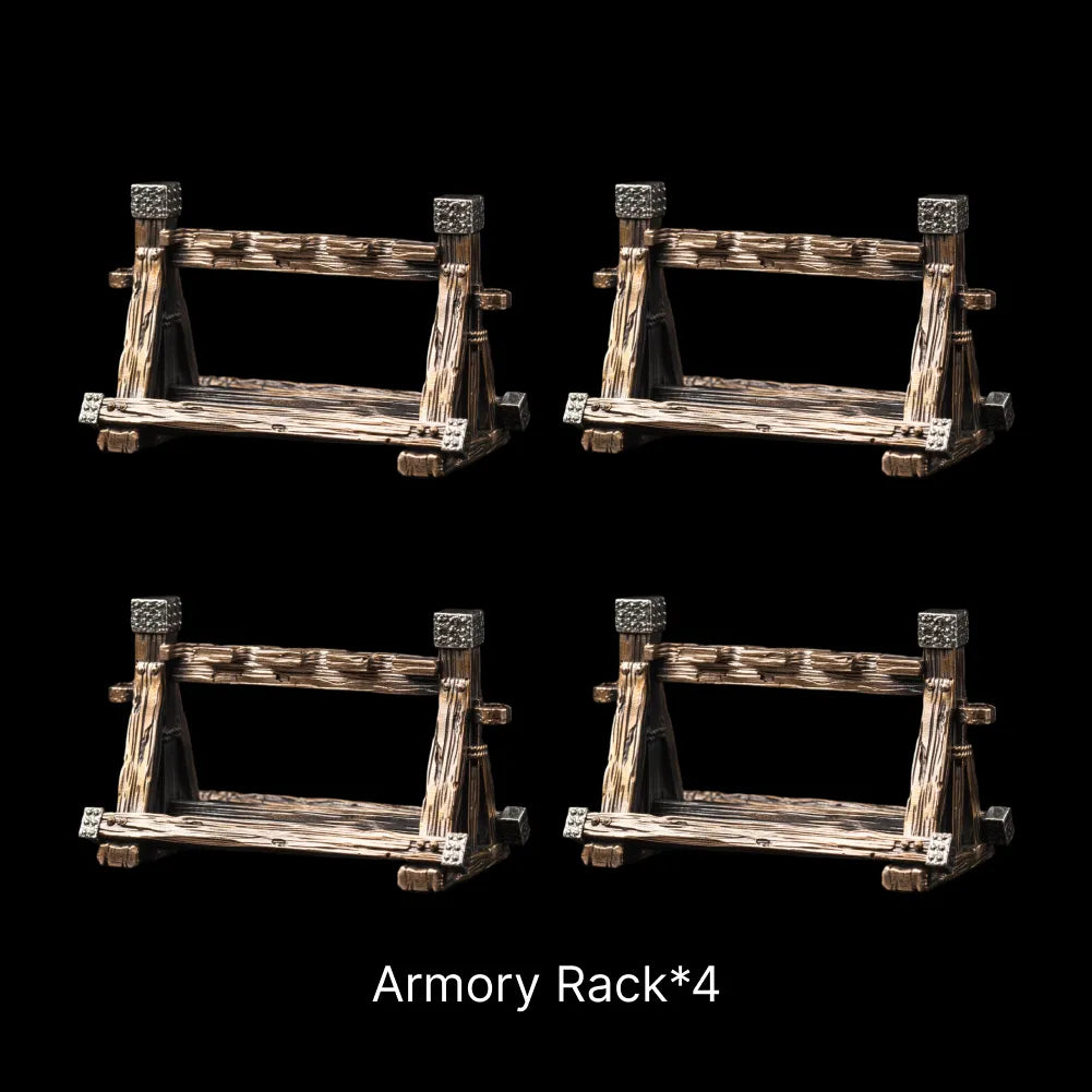 Armory Rack in Bronze and White Bronze - detail view 18