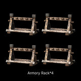 Armory Rack in Bronze and White Bronze - detail view 18