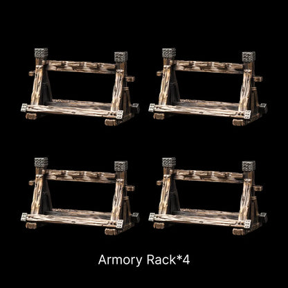 Armory Rack in Bronze and White Bronze - detail view 18