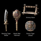 Armory Rack in Bronze and White Bronze - detail view 19