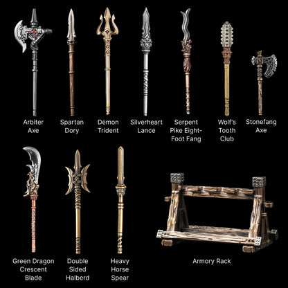 Armory Rack in Bronze and White Bronze - detail view 21