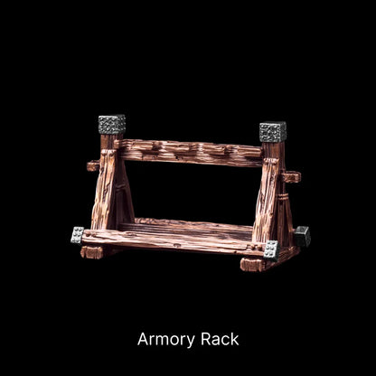 Armory Rack in Copper and White Bronze - main view