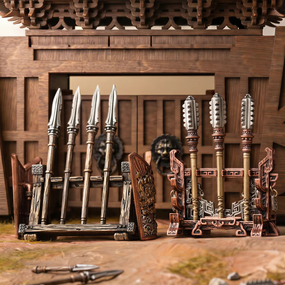 Armory Rack in Oxidized Silver - detail view 05