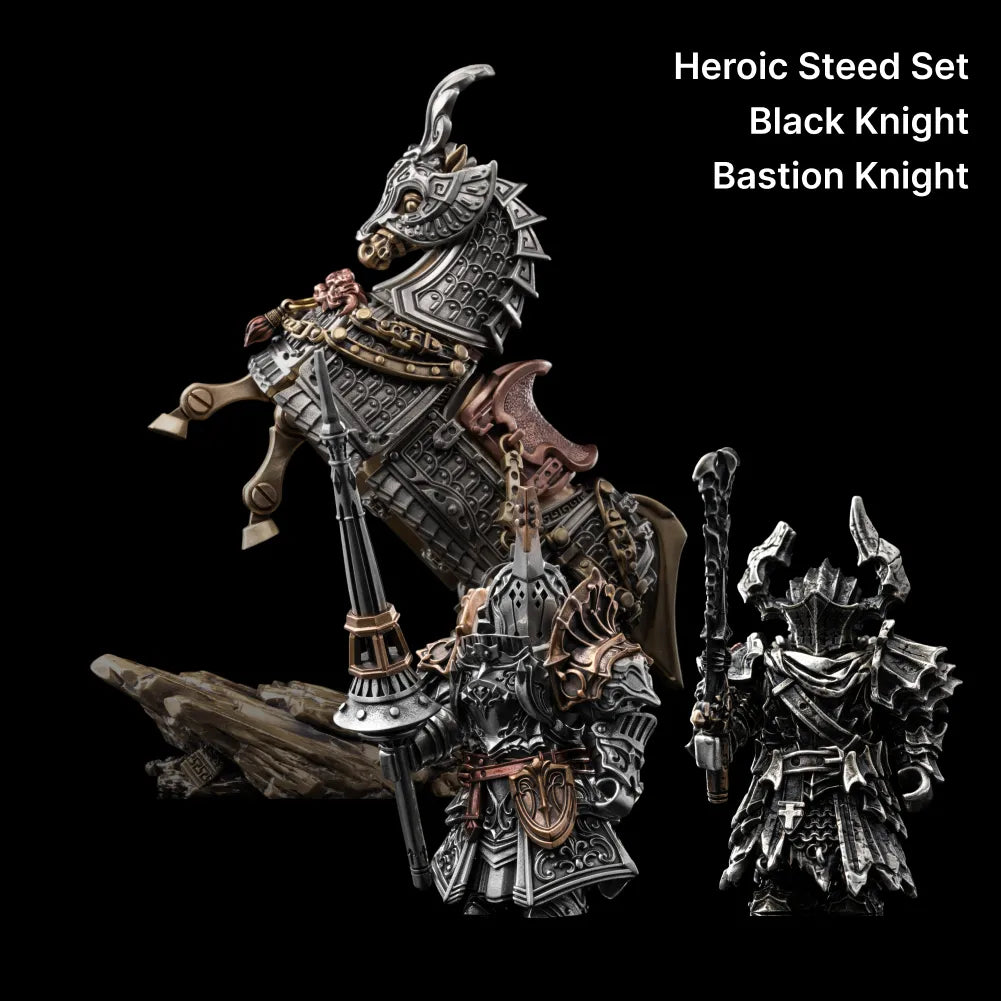 Bastion Knight in Bronze, White Bronze, Copper and Brass - detail view 20