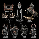 Bastion Knight in Bronze, White Bronze, Copper and Brass - detail view 21