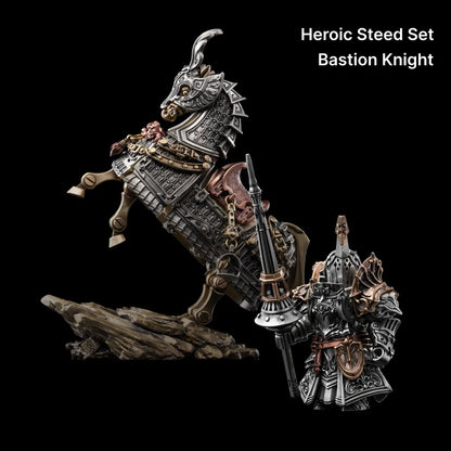 Bastion Knight in Bronze, White Bronze, Copper and Brass - detail view 24