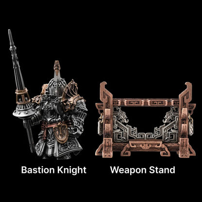 Bastion Knight in Bronze, White Bronze, Copper and Brass - detail view 25