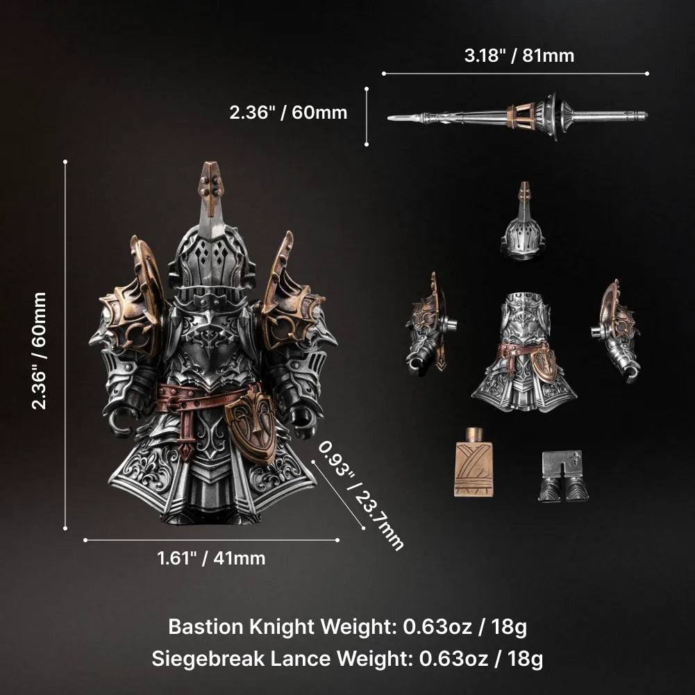 Bastion Knight in Platinum - detail view 09