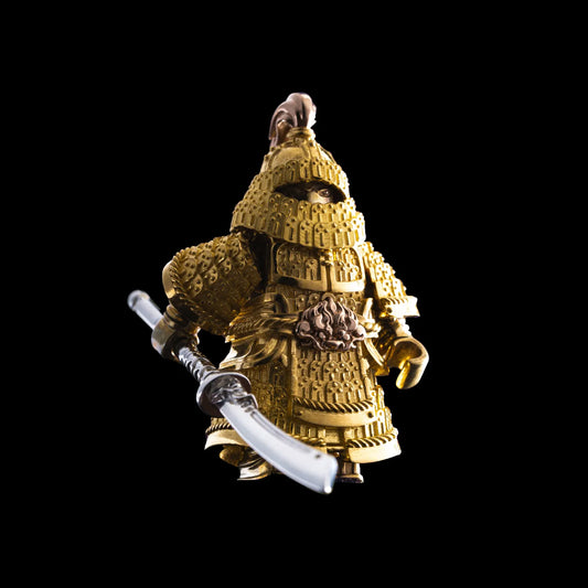 Beiwei Army Warrior in 24K Gold, 18K Rose Gold and Brass - main view