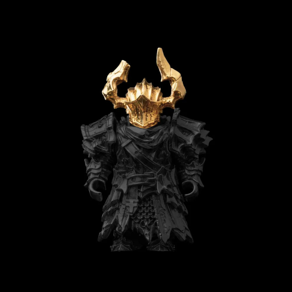 Black Knight in Blackened and 18K Gold - main view