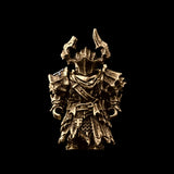 Black Knight in Brass and White Bronze - detail view 07