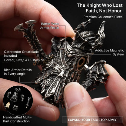 Black Knight in Oxidized Silver - detail view 03