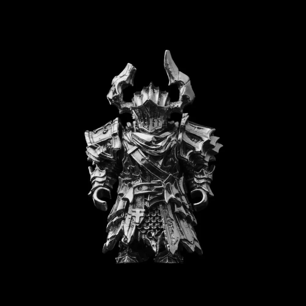 Black Knight in Oxidized Silver - main view