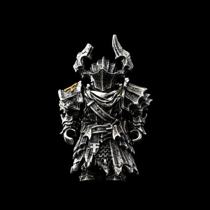 Black Knight in White Bronze and 24K Gold - main view