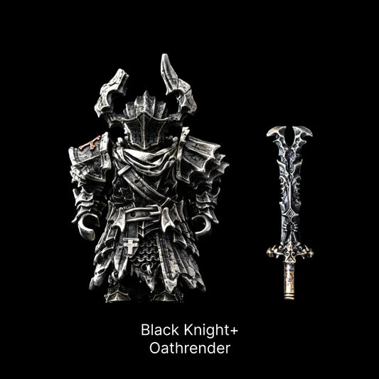 Black Knight in White Bronze, Brass and Copper - detail view 17