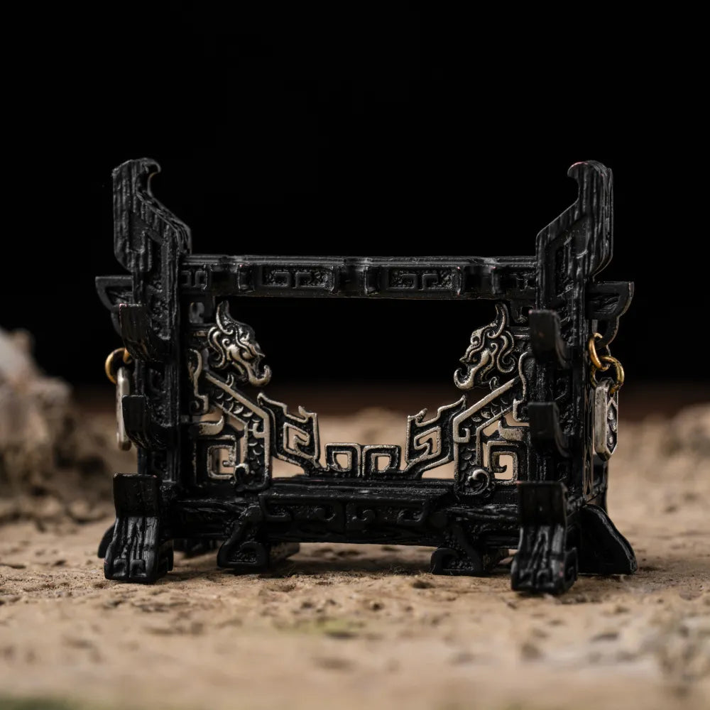 Weapon Stand on a stone surface