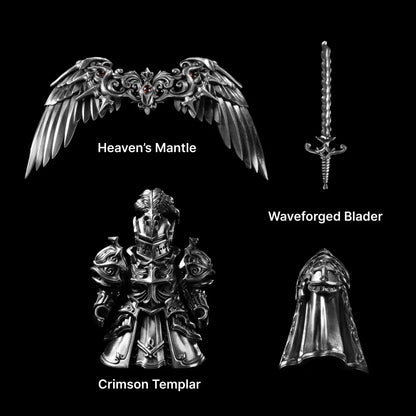 Crimson Templar in Oxidized Silver - detail view 08