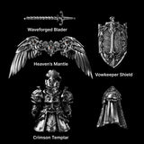 Crimson Templar in Oxidized Silver - detail view 09