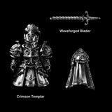 Crimson Templar in Oxidized Silver - main view