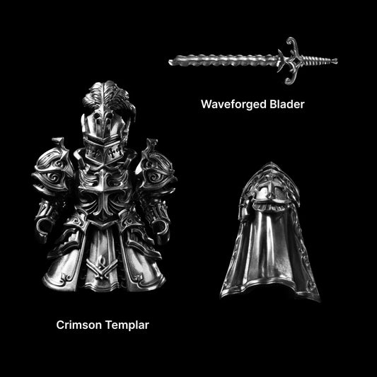Crimson Templar in Oxidized Silver - main view