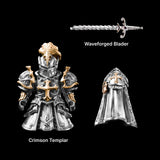 Crimson Templar in Silver and 14K Gold - main view