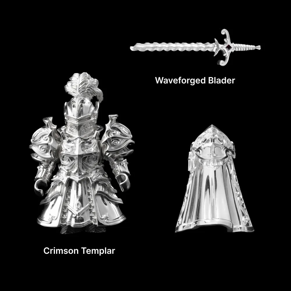 Crimson Templar in Silver - detail view 07