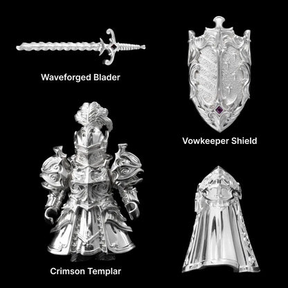 Crimson Templar in Silver - detail view 08