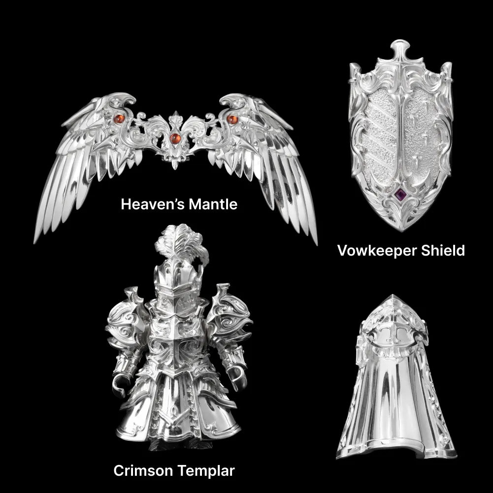 Crimson Templar in Silver - detail view 09