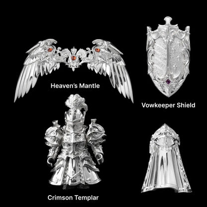 Crimson Templar in Silver - detail view 09